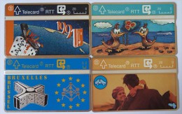 BELGIUM - L&G - RTT - Taxcard - Group Of 4 - Mint - Colecciones