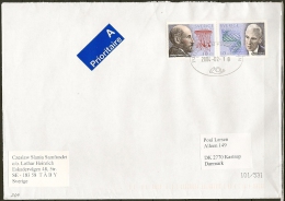 Czeslaw Slania. Sweden 2003. Ordinary Mail Sent To Denmark.  Special Cancel. - Covers & Documents