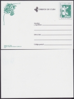 2003-EP-16 CUBA 2003. Ed.75. MOTHER DAY. TARJETA No.22. POSTAL STATIONERY ERROR DE IMPRESION SIN VISTA FRONTAL. UNUSED. - Briefe U. Dokumente