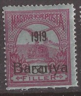 1919  12-14   BARANYA  UNGARN SERBIA JUGOSLAVIJA OVERPRINT  INTERESSANT  - TYP II NEVER HINGED - Baranya