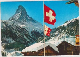 Suisse,helvetia,swiss,schweiz,svizzera,switzerland ,valais,WINKELMATTEN,ZERMATT,hiver,neige,chalet,gl Acier,cervin,rar - Zermatt