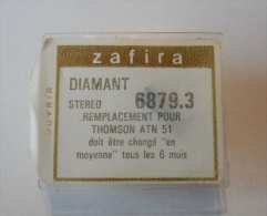 ZAFIRA DIAMANT STEREO NEUF SCELLE REFERENCE 6879.3 POUR THOMSON ATN 51 TOURNE DISQUE CHAINE HIFI - Zubehör & Versandtaschen