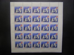 RUSSIA 1965 MNH (**)YVERT.2933 The 20th Anniversary Of The Liberation From Occupation Of Czechoslovakia. Sheets (5x5). - Feuilles Complètes