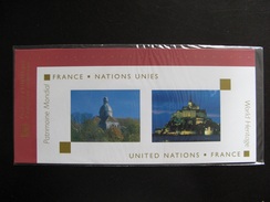 TB Pochette D´émissions Commune: Nations Unies - France : P 3923 De 2006 , Neufs XX. Patrimoine Mondial .Avec Timbres. - Otros & Sin Clasificación