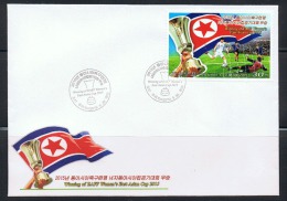 NORTH KOREA 2015 WINNING OF EAFF WOMEN´S EAST ASIAN FOOTBALL CUP 2015 FDC - Coupe D'Asie Des Nations (AFC)