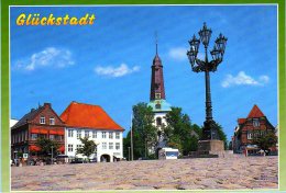 Glückstadt - Blick Zur Stadtkirche über Den Markt - Glueckstadt