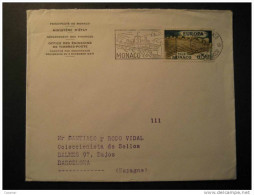 MONACO Monte Carlo Monte-Carlo Condamine 1962 To Barcelona Spain Espagne Cote D' Azur France - Lettres & Documents