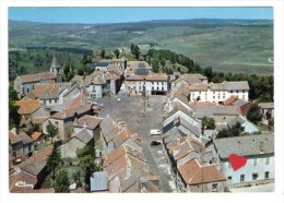 27633-LE-48-CHATEAUNEUF-de-RANDON-Alt. 1280 M.-Vue Aérienne-La Place Duguesclin - Chateauneuf De Randon