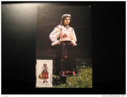 BRASOV Regional Costume Maxi Maximum Card ROMANIA - Cartes-maximum (CM)