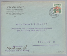 Heimat ZH Oberwetzikon 1928-06-18 Portofreiheit-Brief Gr#928 "Für Das Alter" - Portofreiheit