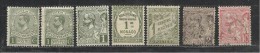 Monaco  1901-1922 > 2 Unused Stamps+4 MLH* +1 UNG        Lot - Nuevos