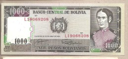 Bolivia - Banconota Non Circolata Da 1000 Pesos - 1982 - Bolivia