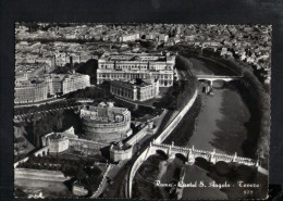 N2072 ROMA, CASTEL S. ANGELO E PONTI SUL FIUME TEVERE - VEDUTA AEREA, AERIAL AERIENNE - ANNULLO 1960 - Bridges