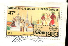 Nouvelle Calédonie 1983 - Poste Aérienne YT 232 (o) Sur Fragment - Used Stamps