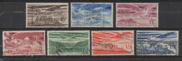 P816.-. IRELAND / IRLANDA. 1948. SC #: C1-C7 . USED - ANGEL OVER ROCK OF CASTLE . CAT VAL :US$ 20.00 - Poste Aérienne