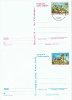 CHAT-L67 - AUTRICHE 2 Entiers Postaux Châteaux De Groppenstein Et De Grein - Briefkaarten