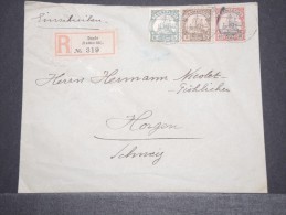 CAMEROUN ALLEMAND - Env Recommandée (archives) De Duala Pour La Suisse (Horgen) - 1912 - Pas Courant - A Voir - P16886 - Cameroun