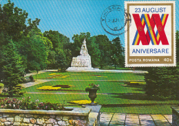 TIMISOARA SOLDIERS MONUMENT, CM, MAXICARD, CARTES MAXIMUM, 1974, ROMANIA - Cartes-maximum (CM)