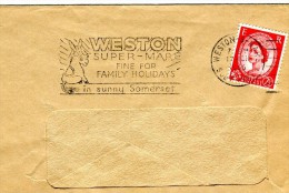 Great Britain-Thematic Philately- Cover W/ Advertising Pmrk For The Weston Super Mare Seaside Resort, Posted [17.3.1965] - Marcofilie