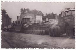 Carte Postale Photo TRANSPORT-CAMION-POIDS LOURDS-STATOR-Belfort-Carling-ALSTHOM-Transport Gary De Favies 170 Tonnes - Trucks, Vans &  Lorries