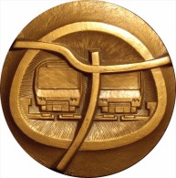 VENEZUELA. MEDALLA DEL METRO CARACAS EMPALME LÍNEAS 1 Y 2. 1.988. MÈDAILLE. MEDAL - Gewerbliche