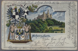 Hohenzollern Burg  1902y.  Wappen  B770 - Hechingen