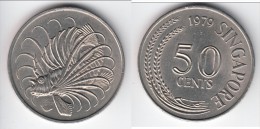 **** SINGAPOUR - SINGAPORE - 50 CENTS 1979 - LION FISH **** ACHAT IMMEDIAT !!! - Singapour