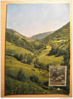 ANDORRA 1963 Anyos Mountains Excursionism Tarjeta Postal Maxima Maxi Maximum Card ANDORRE - Cartoline Maximum