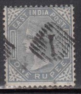 1r British East India Used 1174,  One Rupee - 1858-79 Kolonie Van De Kroon