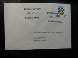 BORAS MAIL LOKALPOST Local Stamp On Cover - Local Post Stamps