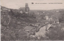 BELLAC ( 87) Les Cotes Et Les Tanneries (Au Dos Cachet  : "Annexe De Remonte De Bellac . Le Directeur" ) - Bellac