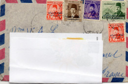 Envoi Par Avion Lettre De 1952 - Used Stamps