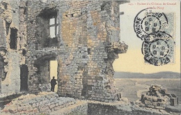 Près St Péray - Ruines Du Château De Crussol - Edition Peyrouze Valence - Carte Colorisée N°245 - Saint Péray