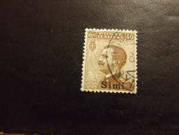 SIMI 1912 RE 40 C USATO - Egée (Simi)
