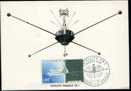 ANDORRE FRANCAIS - N° 177 / CM OBL. ANDORRE LA VIEILLE LE 7/5/1966 - SUP - Cartoline Maximum