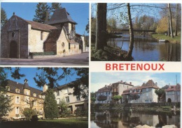 Bretenoux Multivues : église Bords De La Cere Maison De Repos Les Quais (n°128) - Bretenoux