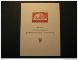 Wien 1965 Wipa 1933 Proof Epreuve Druck Specimen Neudruck Nachdruck - Prove & Ristampe