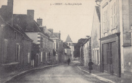 89. Yonne . Cheny : La Rue Principale . - Cheny