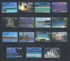 Aitutaki 2010 Tourism Island Views Set Of 15 MNH - Aitutaki