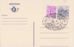 BELGIË/BELGIQUE:Illustr. Date Cancel On Post. St.:  ## 9-6-90 : BRUSSEL*BR... : Dag Van Toerisme & Natuur/Journée … ## - Herdenkingsdocumenten