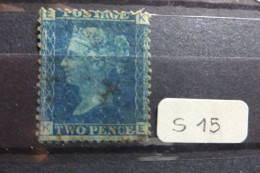 GB 2 P Bleu Scott 15 - Used Stamps