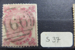 GB 3p Rose Pale  1862 Scott 37 - Sin Clasificación