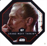 STAR WARS 2015 Vignette Jeton Image Carte LECLERC Numéro 7 GRAND MOFF TARQUIN - Episodio I