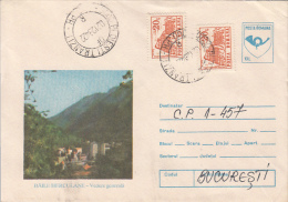 37993- BAILE HERCULANE HOTELS, TOURISM, COVER STATIONERY, 1994, ROMANIA - Hostelería - Horesca