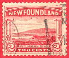 Canada Newfoundland # 132 -  2 Cents - O  F - Dated  1923-24 - South West Arm Trinity / Sud Ouest Trinity - 1908-1947