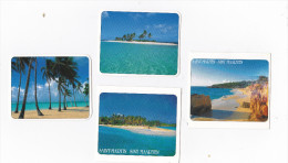 Saint Martin  Sint Maaren 4 Mini-cartes BE - Saint Martin