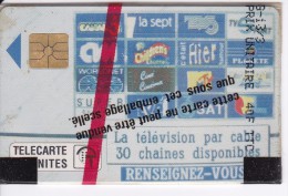 TARJETA DE MONACO DE LA TELEVISION PAR CABLE DEL AÑO 1991 (NUEVA-MINT) - Monaco