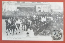 Belle Série De 24 Cartes Le Roi Et La Reine D'Italie à Paris (14-18 Oct 1903) Du N°1 Au N°24 - Empfänge