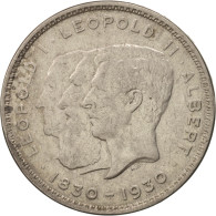 Monnaie, Belgique, 10 Francs-10 Frank, Deux / Twee Belgas, 1930, TTB+, Nickel - 10 Francs & 2 Belgas