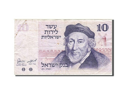 Billet, Israel, 10 Lirot, 1973-1975, 1973, KM:39a, TB - Israel